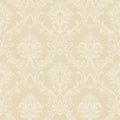 Classic Damask Dark Cream Simply Silks 4 Wallpaper by Galerie