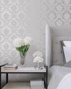 SB37910 Classic Damask Simply Silks 4 Wallpaper by Galerie