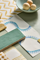 113250 Bimble Oakham Sky blue Wallpaper by Scion