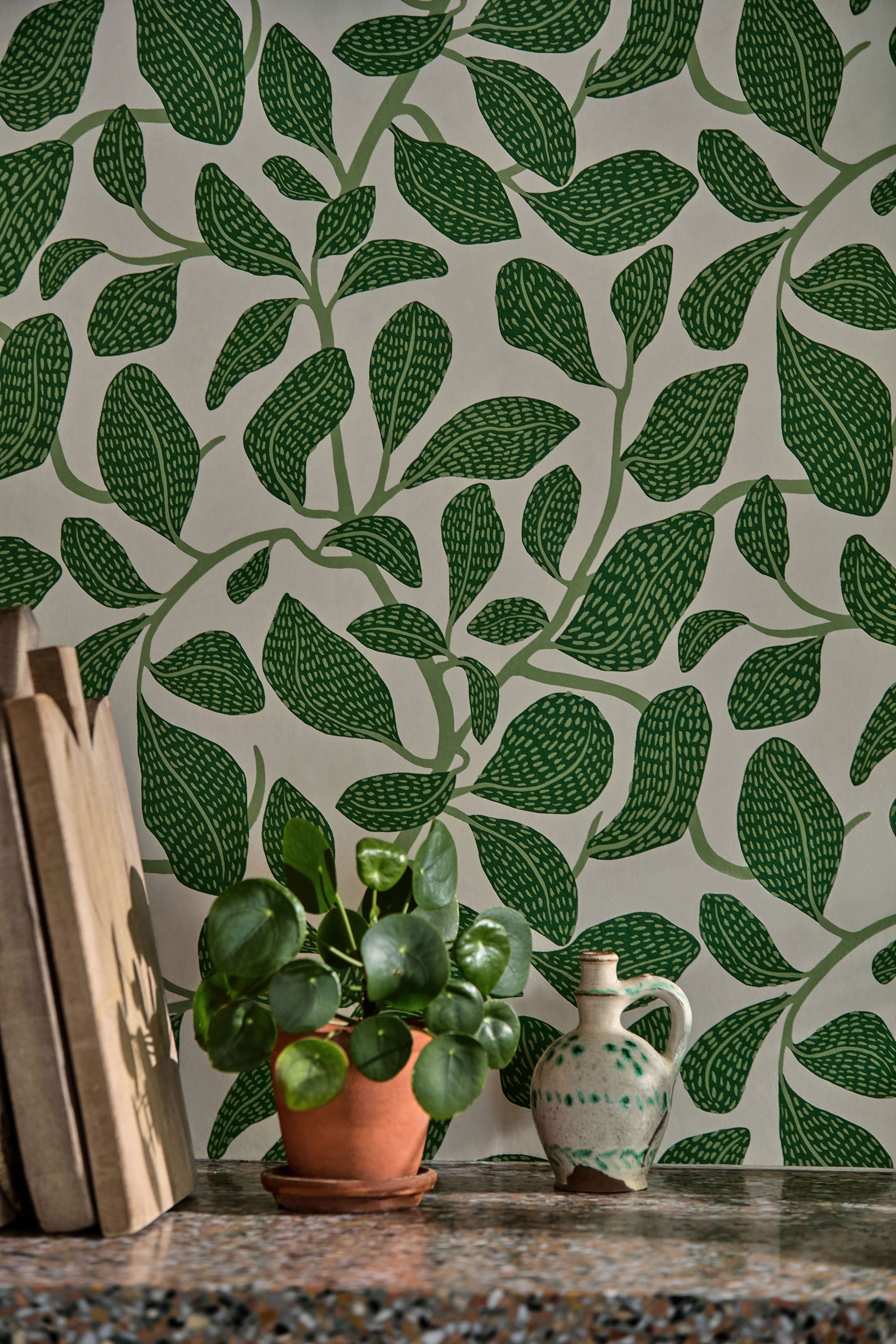 113268 Sweet Bay Oakham Forest Wallpaper by Scion