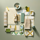 113275 Sapling Oakham Honey Wallpaper by Scion