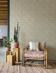 113290 Twycross Oakham Linen Wallpaper by Scion