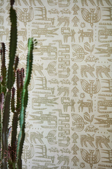 113290 Twycross Oakham Linen Wallpaper by Scion