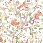 Scurry Of Squirrels Auburn Wallpaper by Voyage Maison
