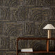 Frescoes Defined Momentum Charcoal/Chalk/Limestone Wallpaper by Harlequin