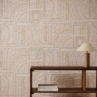 113294 Frescoes Defined Momentum Pumice/Jasper/Amber Wallpaper by Harlequin