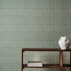 113296 Loam Defined Momentum Evergreen Wallpaper by Harlequin