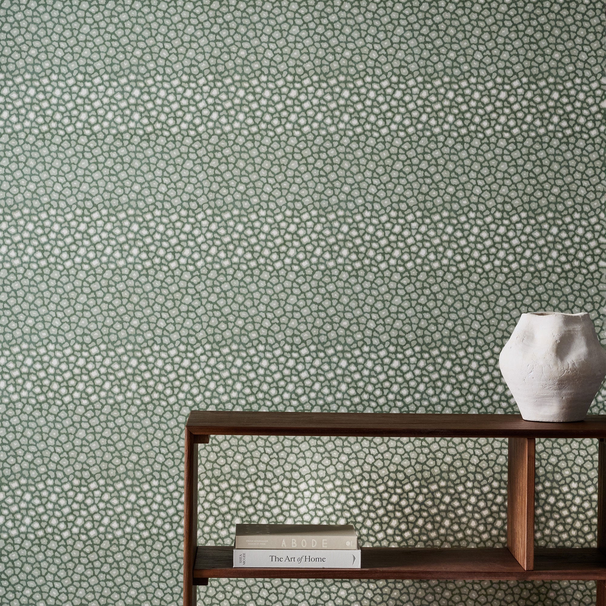 113296 Loam Defined Momentum Evergreen Wallpaper by Harlequin