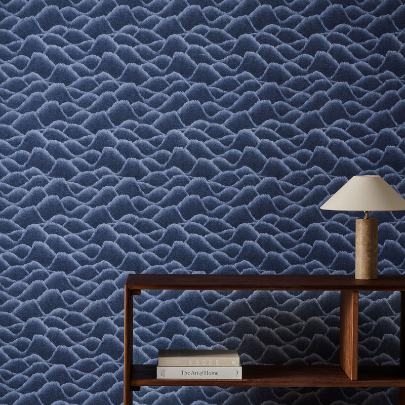113306 Zuni Defined Momentum Midnight Wallpaper by Harlequin