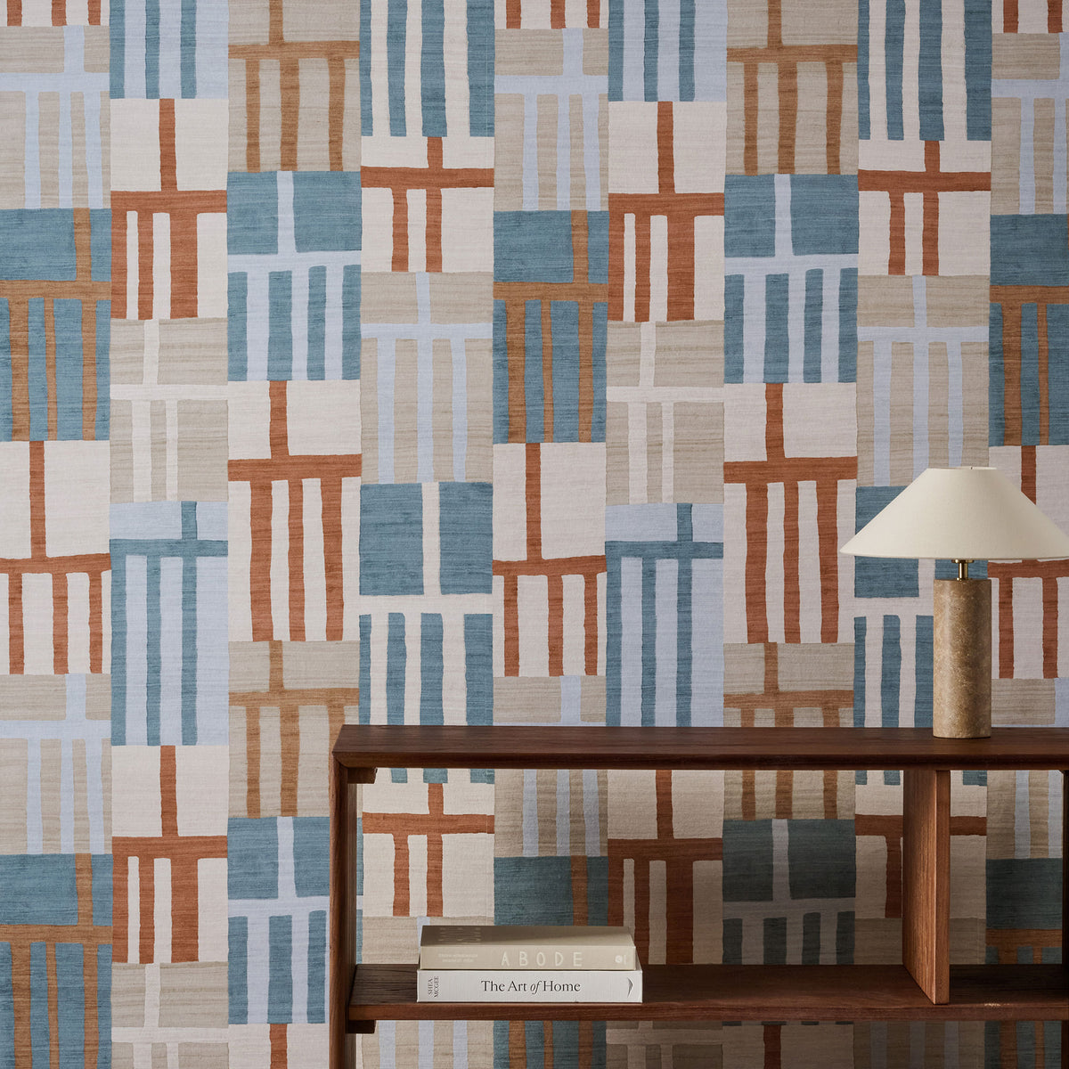 Monolith Defined Momentum Jasper/Zircon Wallpaper by Harlequin