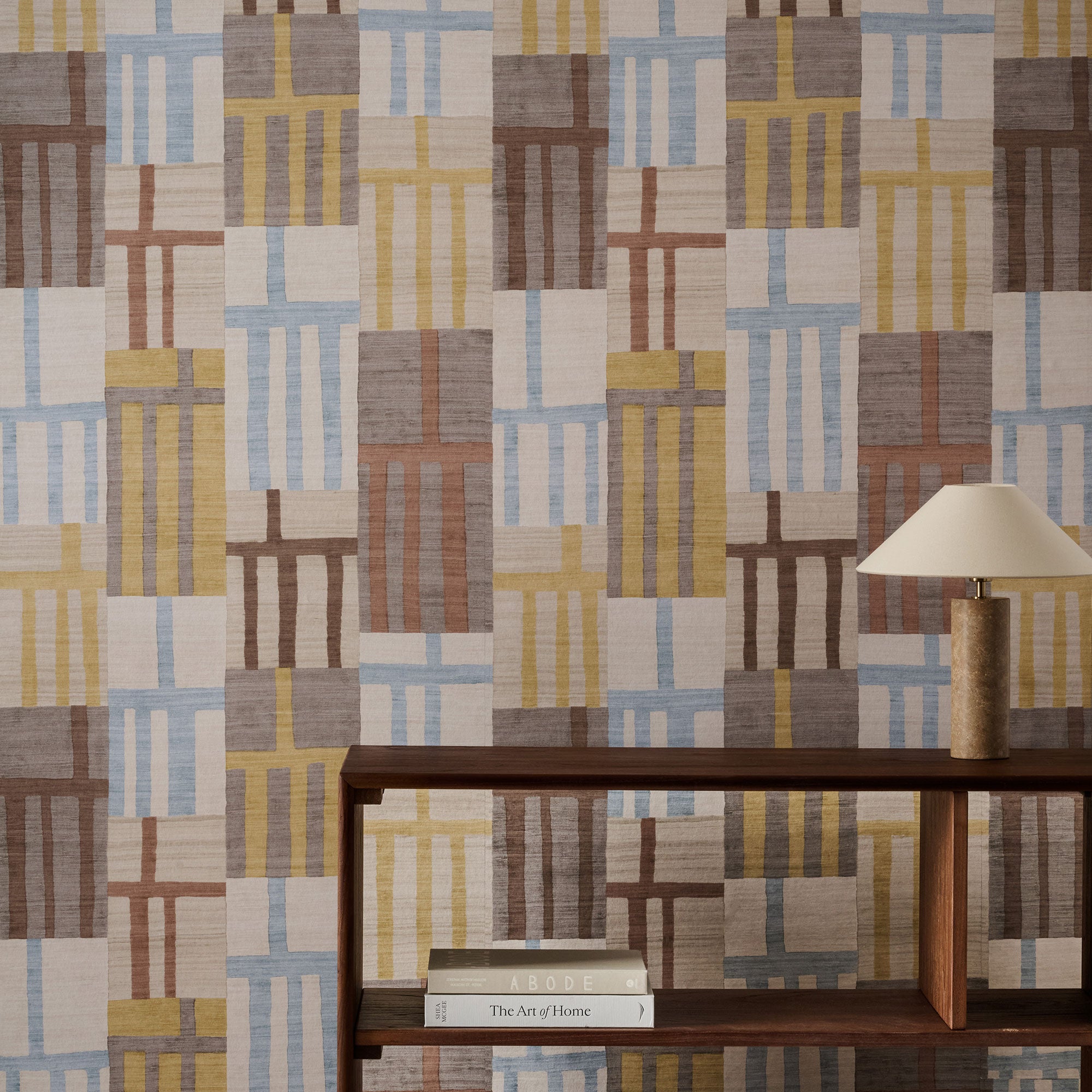 113321 Monolith Defined Momentum Topaz/Citrine Wallpaper by Harlequin