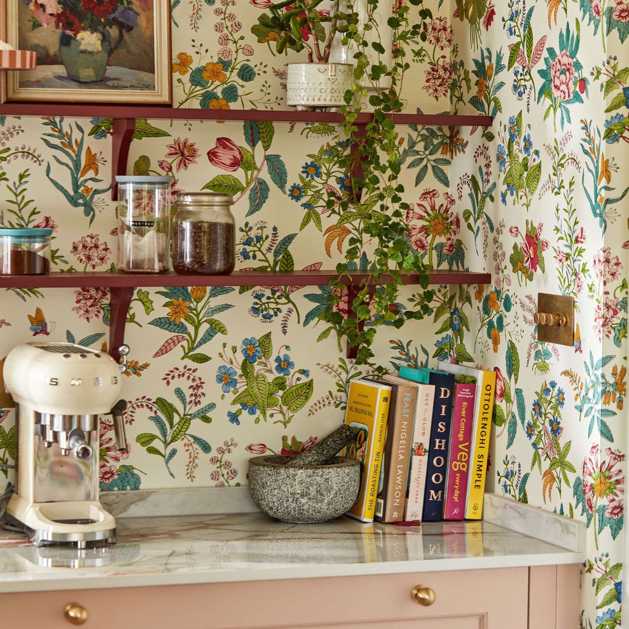 113057 Woodland Floral Sophie Robinson Wallpaper By Harlequin