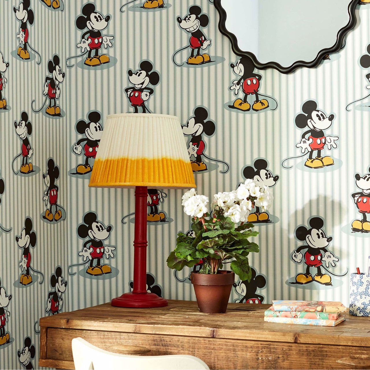 217271 Mickey Stripe Disney Home Wallpaper by Sanderson