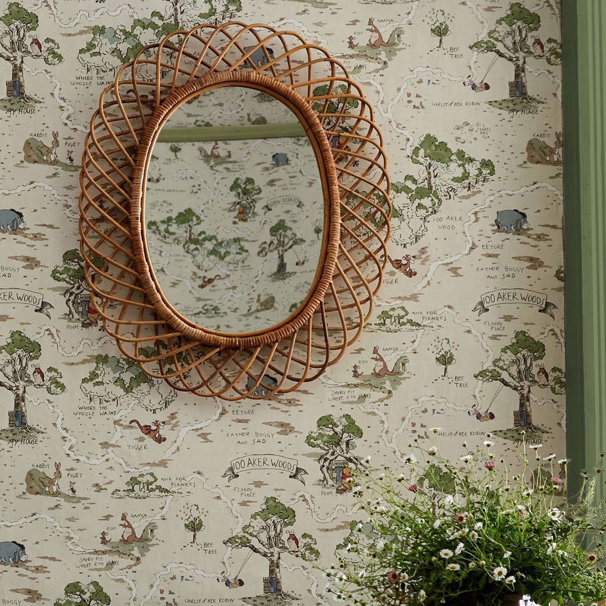Hundred Acre Wood Disney Home Wallpaper by Sanderson