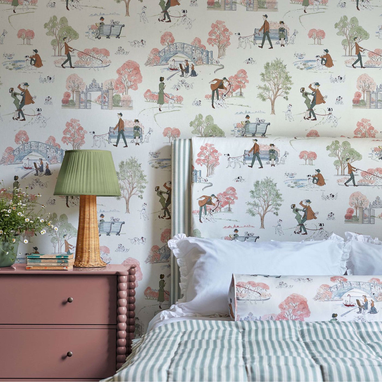 217289 101 Dalmatians Disney Home Candy Floss Wallpaper by Sanderson