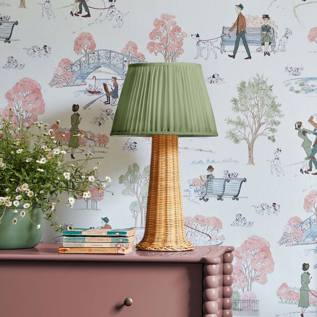 101 Dalmatians Disney Home Candy Floss Wallpaper by Sanderson