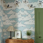 217292 Mickey In The Clouds Mural Disney Home Wallpaper by Sanderson