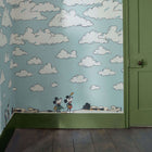 217292 Mickey In The Clouds Mural Disney Home Wallpaper by Sanderson