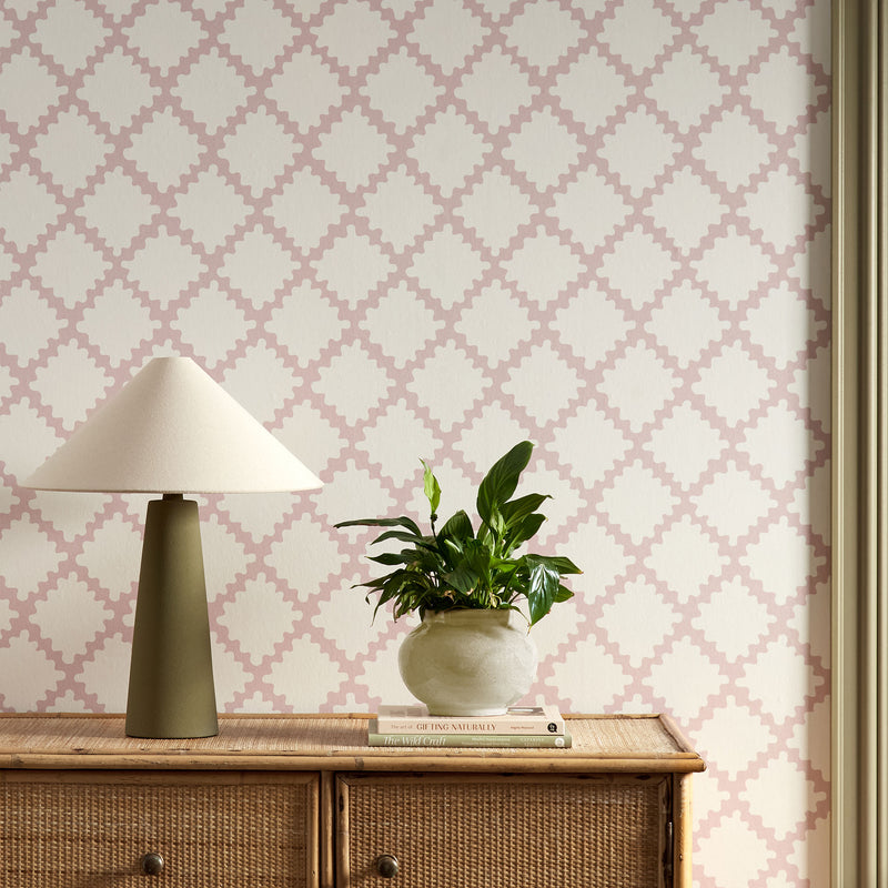 113245 Swithland Oakham Dusk pink Wallpaper by Scion