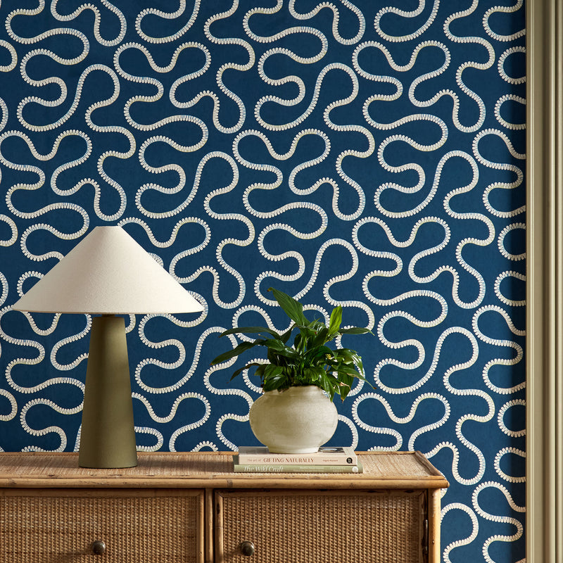 113249 Bimble Oakham Twilight Wallpaper by Scion