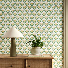 113256 Tulip Trellis Oakham Honey Wallpaper by Scion