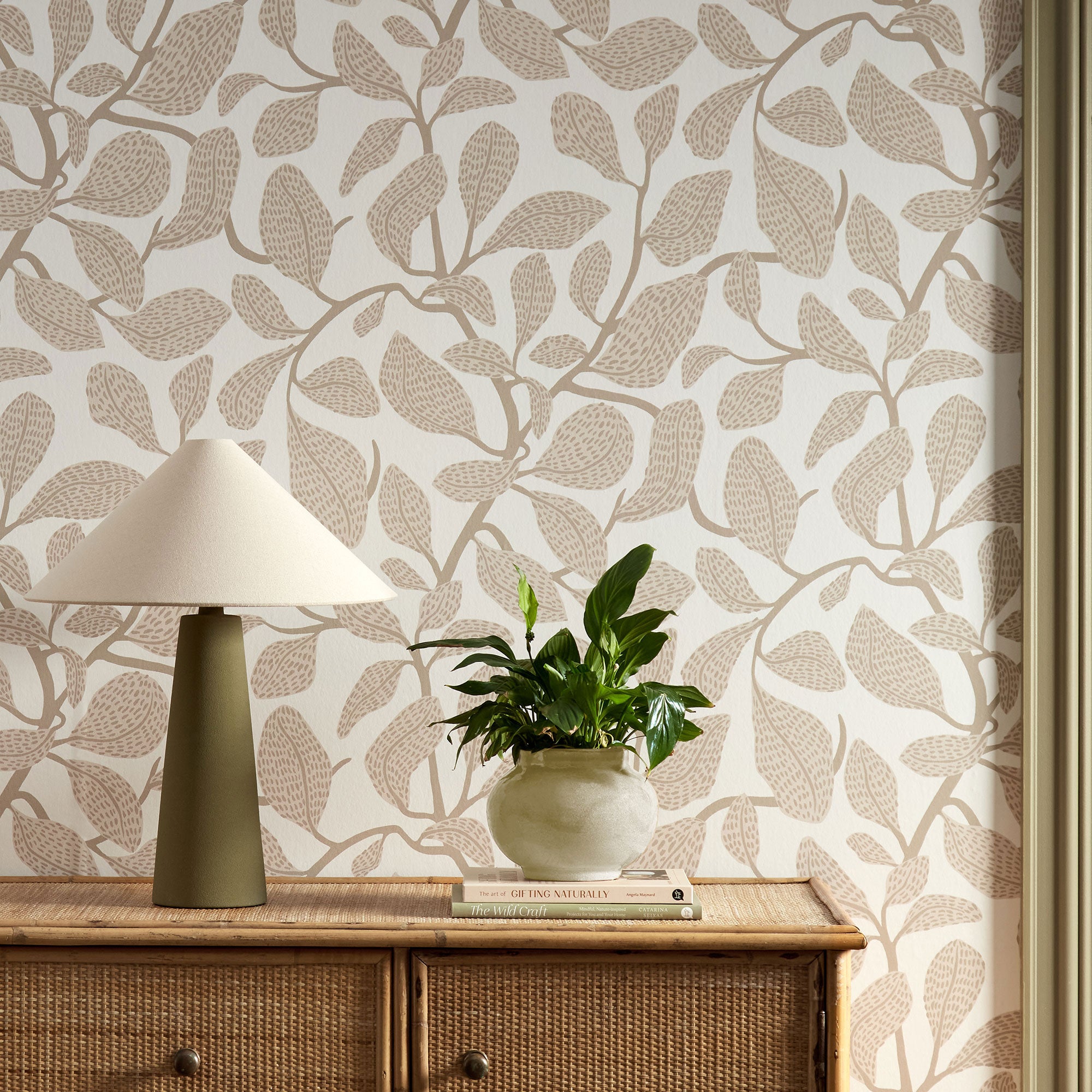 113270 Sweet Bay Oakham Stone Wallpaper by Scion