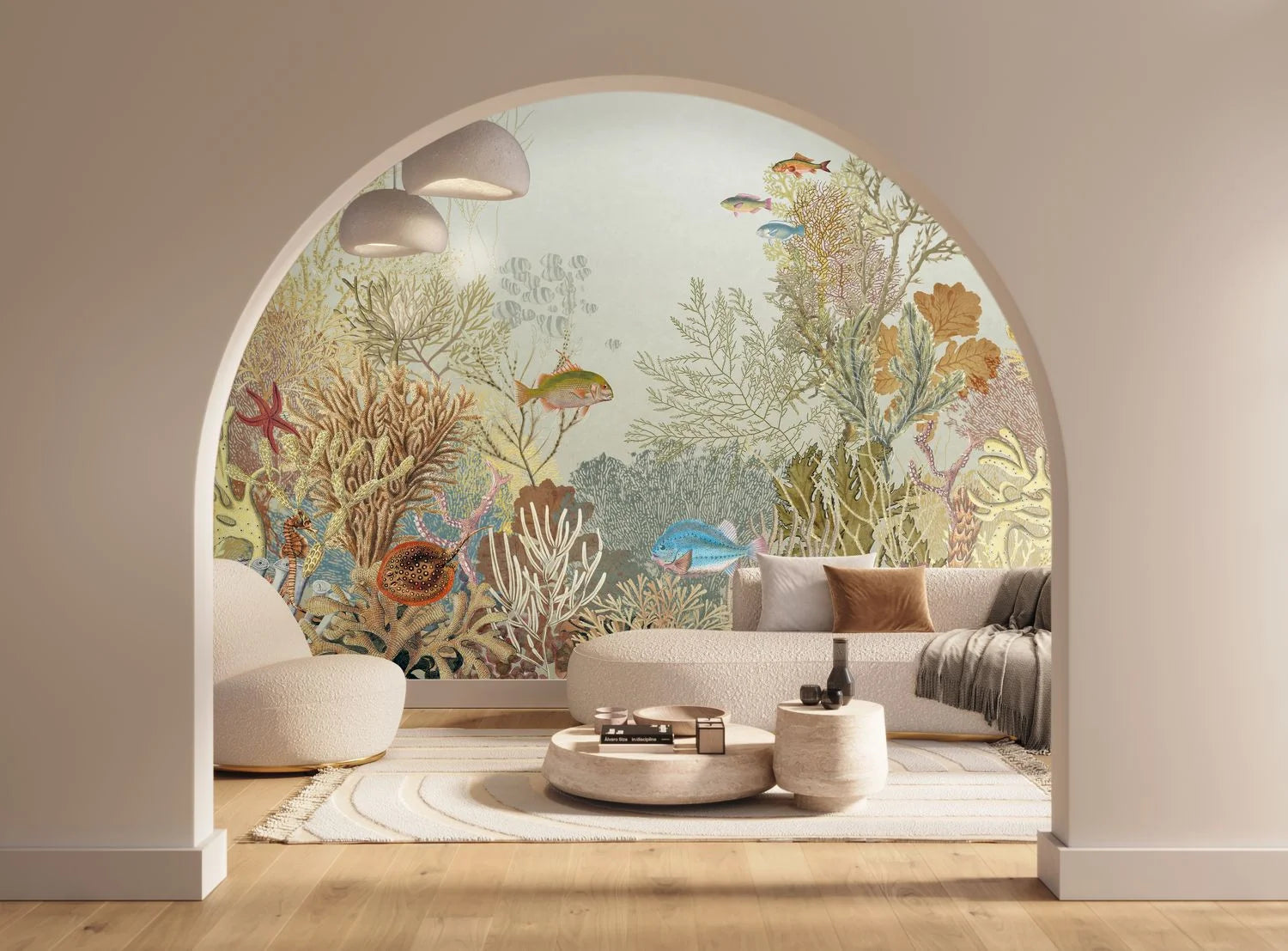 SEAS201540308 Aquarium Seaside Medium Wallpanel by Casadeco