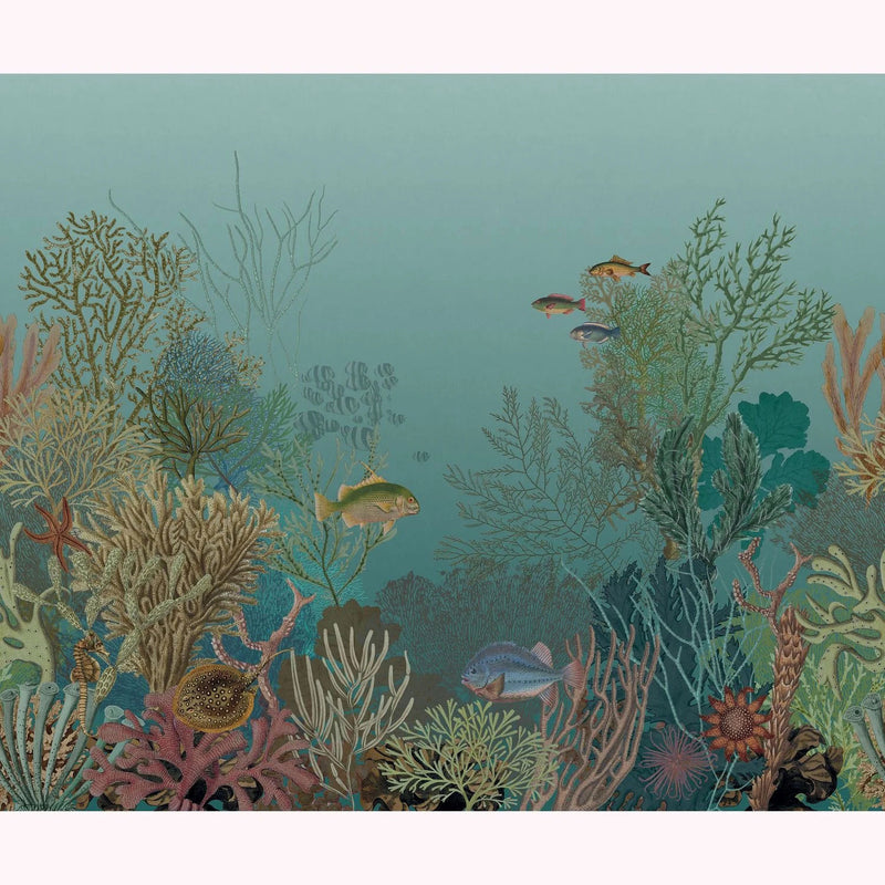 SEAS201546309 Aquarium Seaside Large Wallpanel by Casadeco