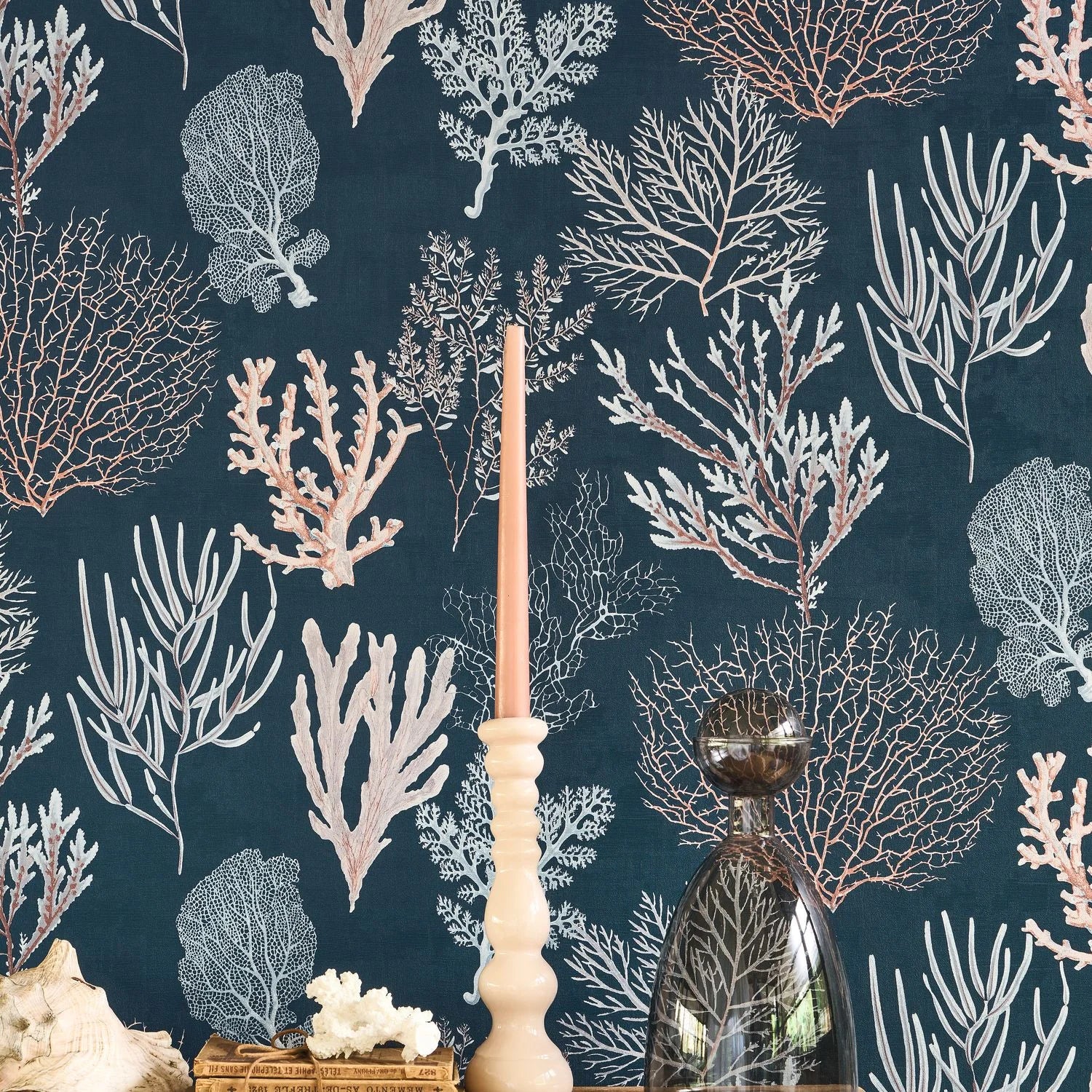 SEAS83976776 Corail Seaside Wallpaper by Casadeco