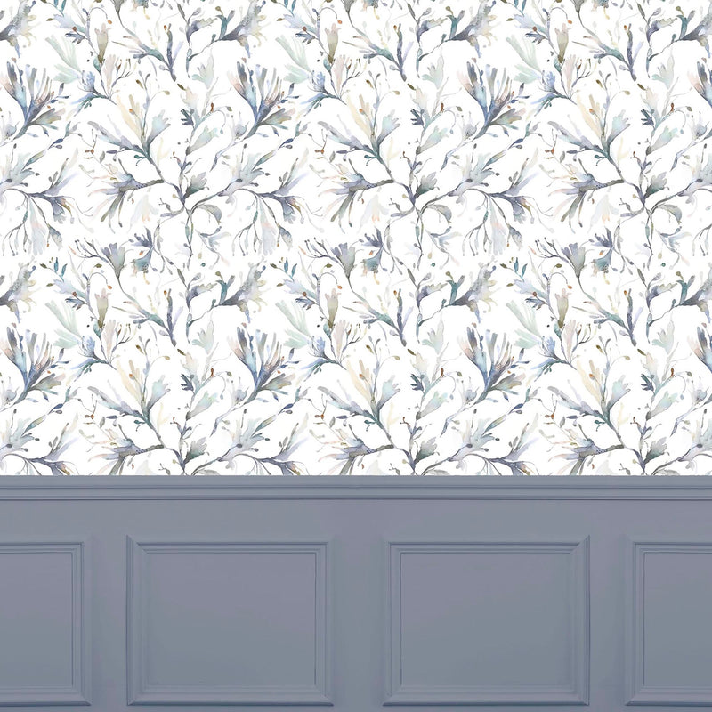 Seaweed Slate Riveria Wallpaper by Voyage Maison | SEAWEED/WPO/SLA
