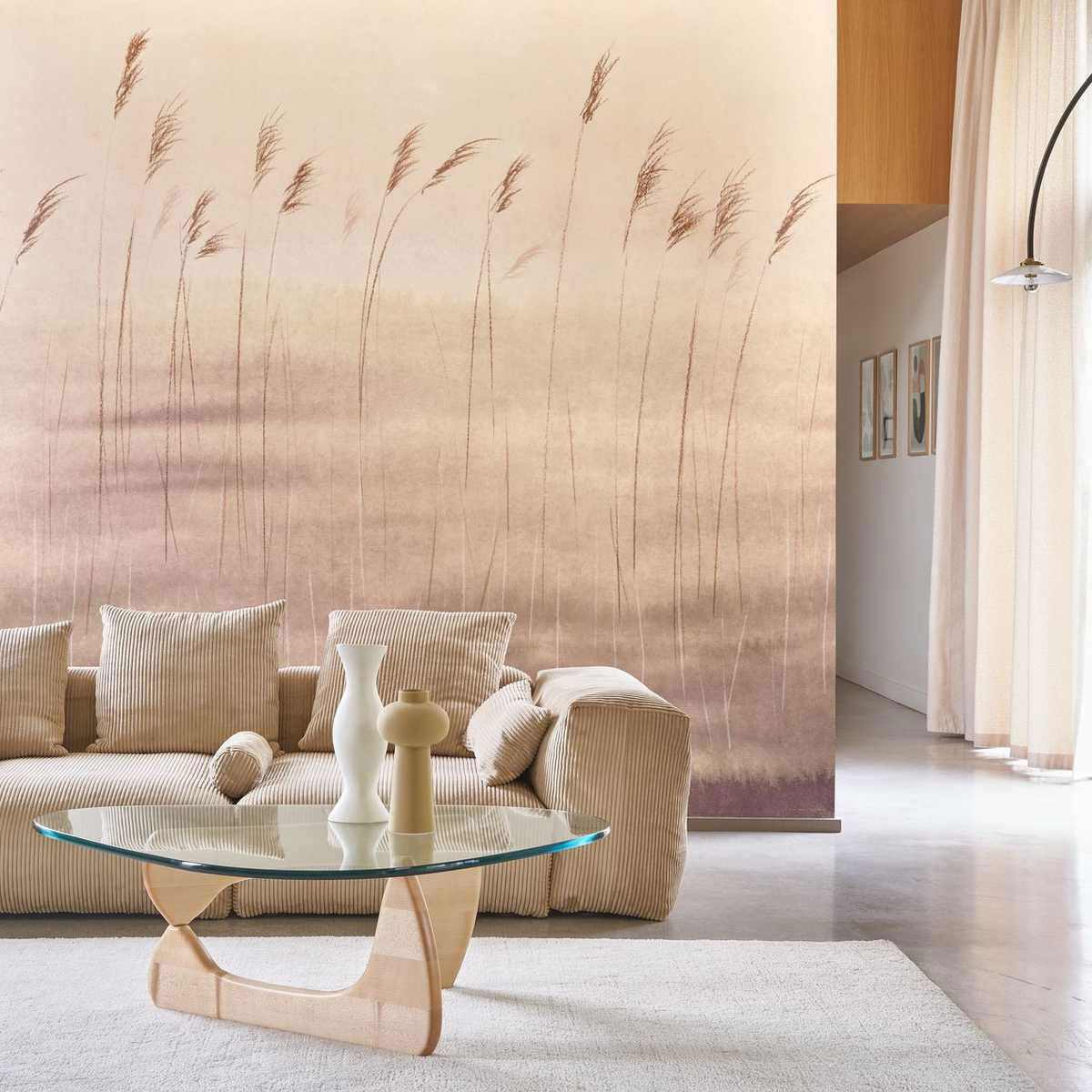 SENT200082705 Jonc Des Dunes Small Panel Sentier Des Dunes Wallpaper by Casadeco