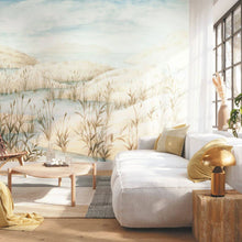 SENT200971207 Chemin Côtier Small Panel Sentier Des Dunes Wallpaper by Casadeco