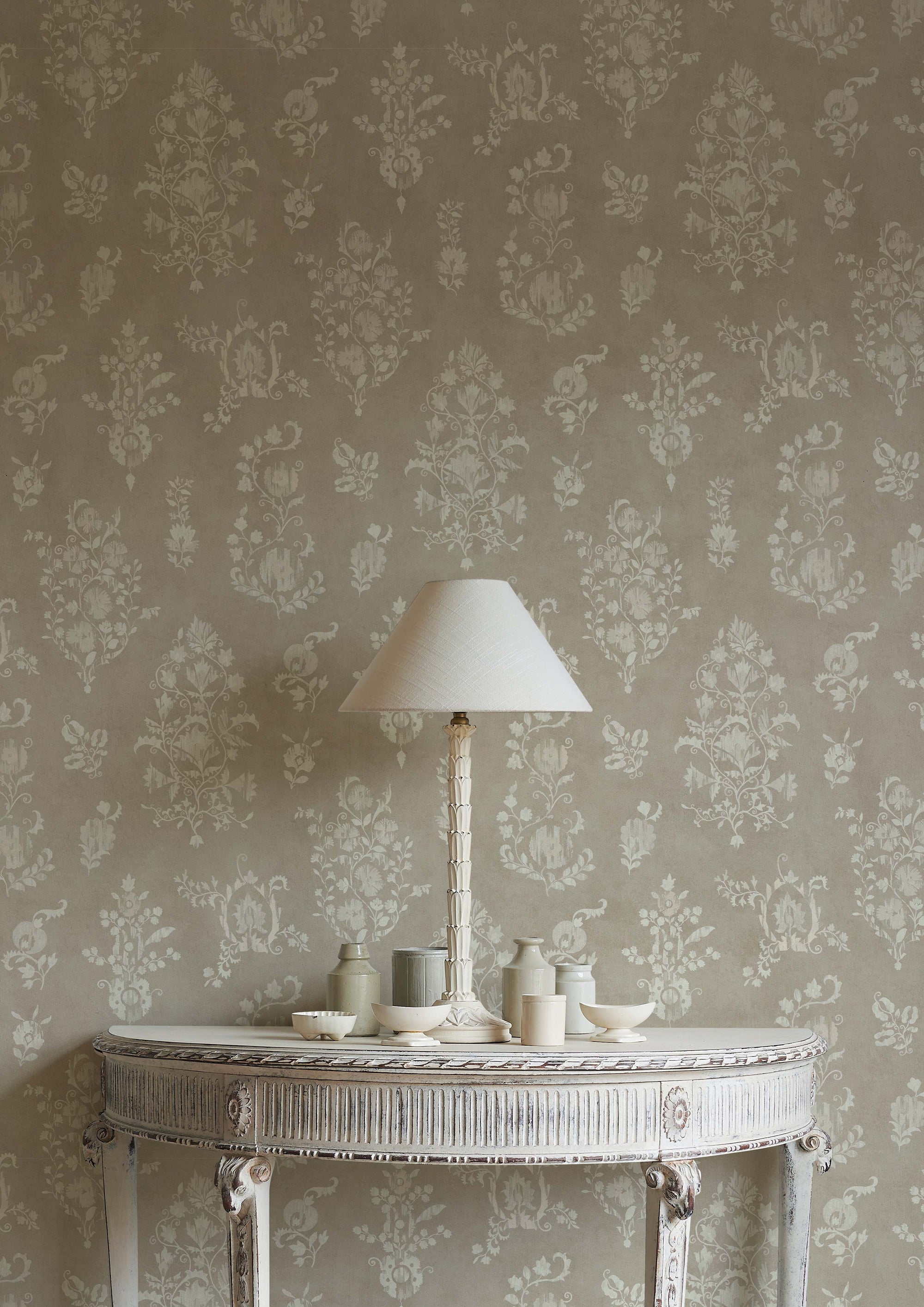 LW 298 61 Sicilia Parchment Wallpaper by Lewis & Wood