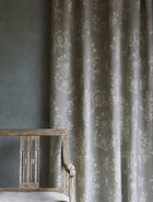 Sicilia Pewter Bare Bones Fabric by Lewis & Wood