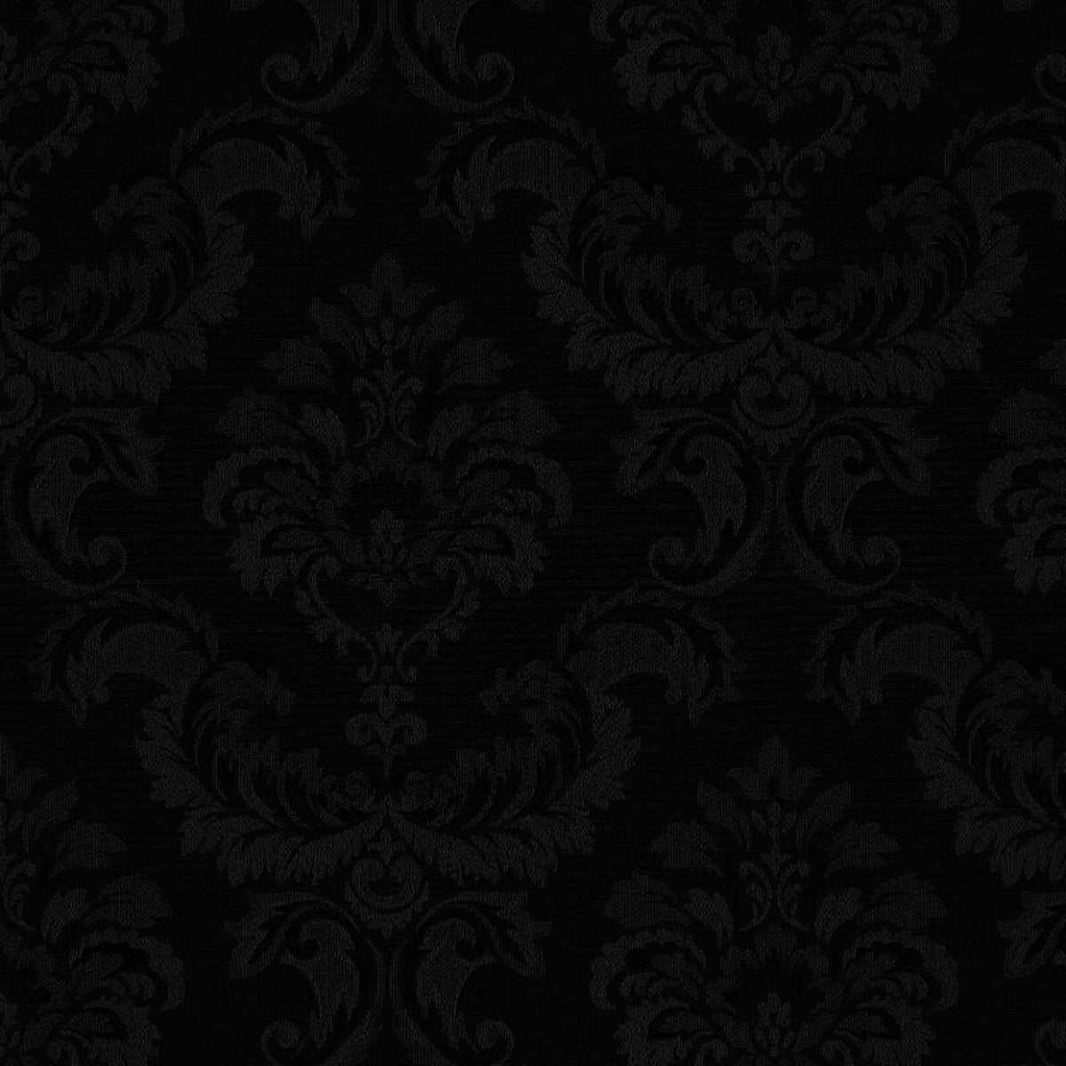 Feathered Damask Black Simply Silks 4 Wallpaper by Galerie