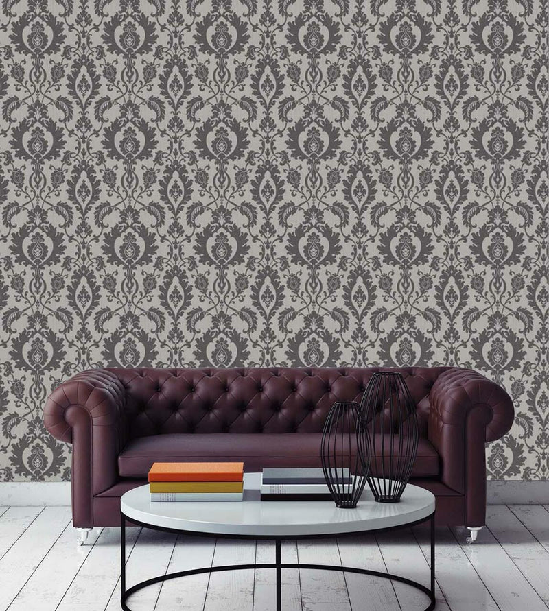 SL00830 Bold Damask Beads Sloane Wallpaper by Sketch Twenty 3