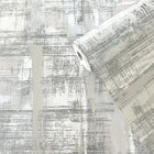 SM0604 Lustre Metallic Silver Grey Wallpaper by Galerie