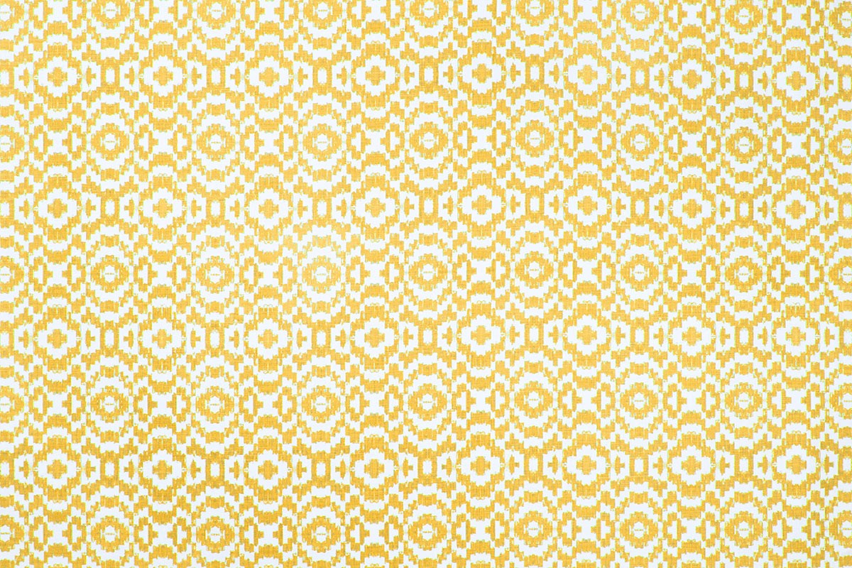 Echo Lemon fabric by Christopher Farr Cloth