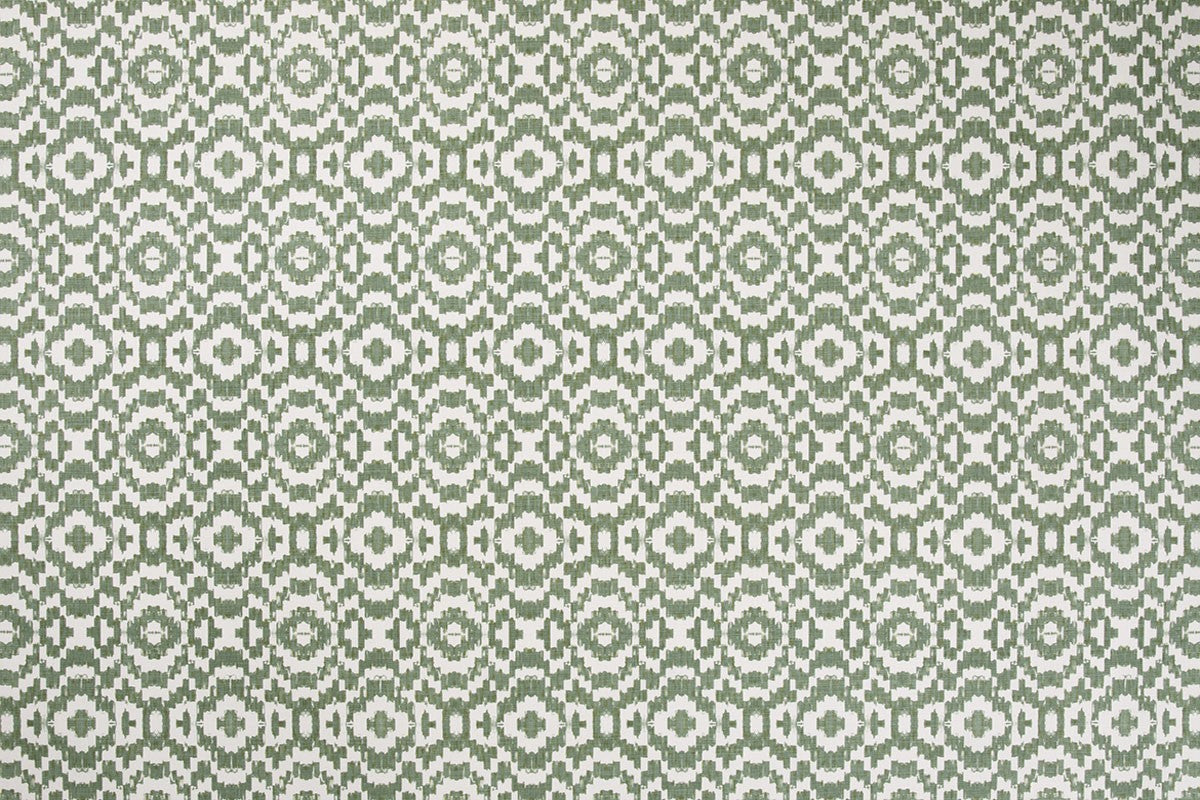 Echo Olive fabric by Christopher Farr Cloth