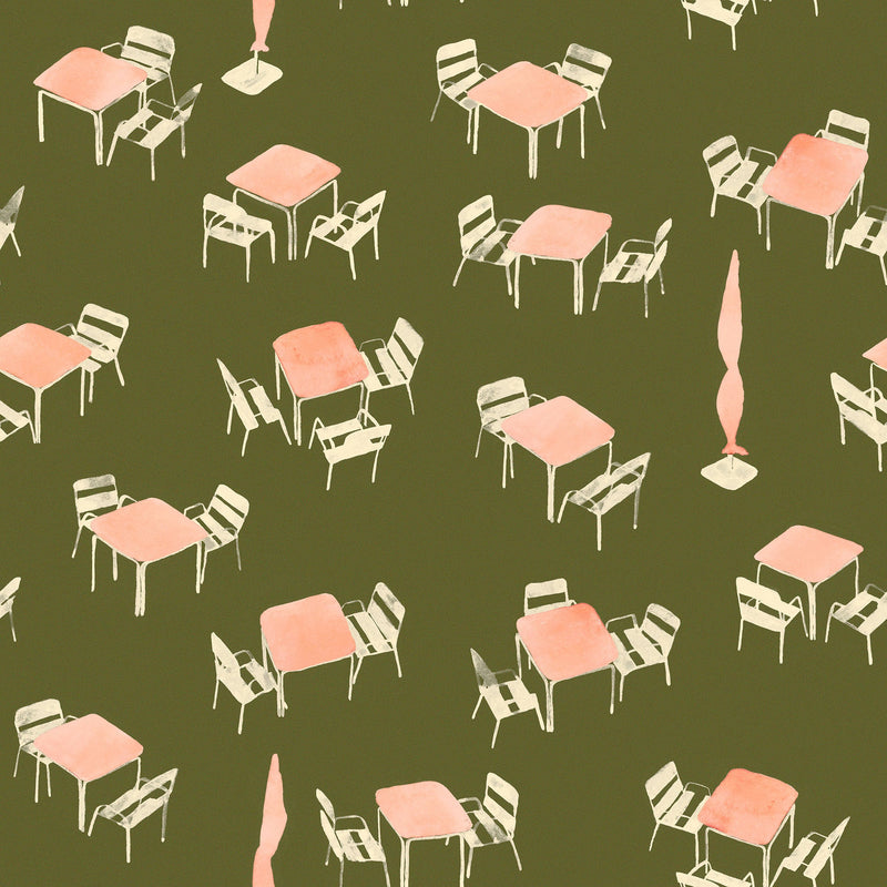 Terraceo Green Solera Wallpaper by Tres Tintas