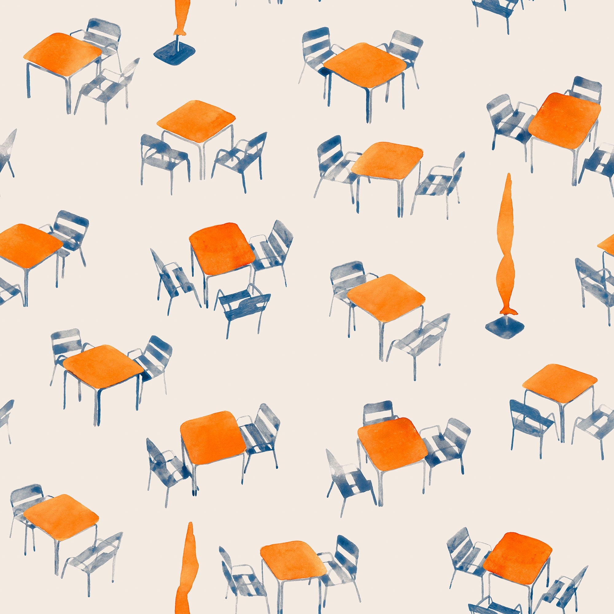 Terraceo White Solera Wallpaper by Tres Tintas