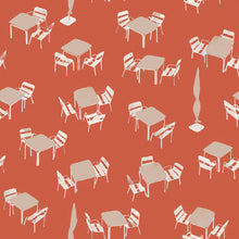 Terraceo Red Solera Wallpaper by Tres Tintas