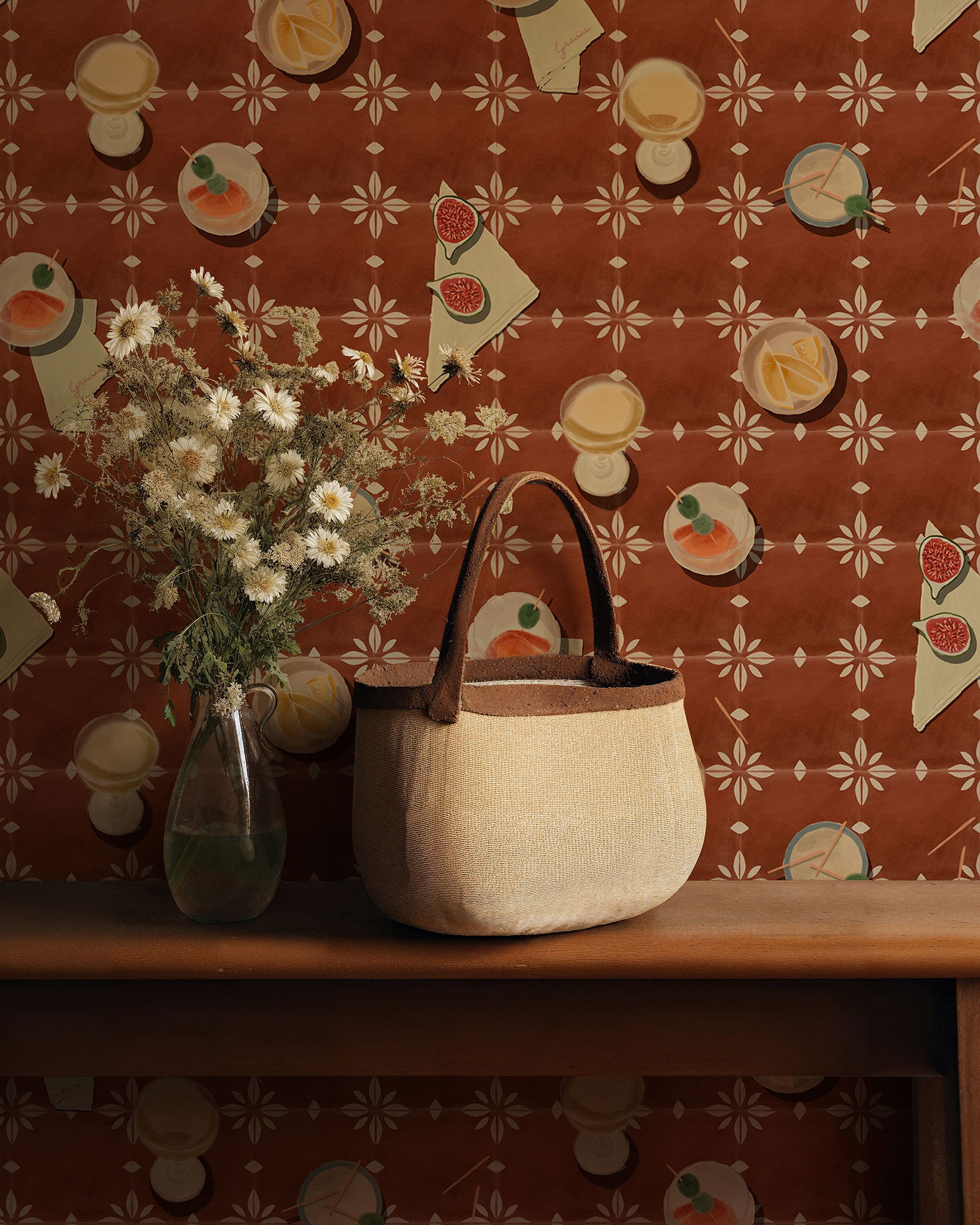 Vermut Clay Solera Wallpaper by Tres Tintas