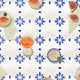 Vermut Cobalt Solera Wallpaper by Tres Tintas