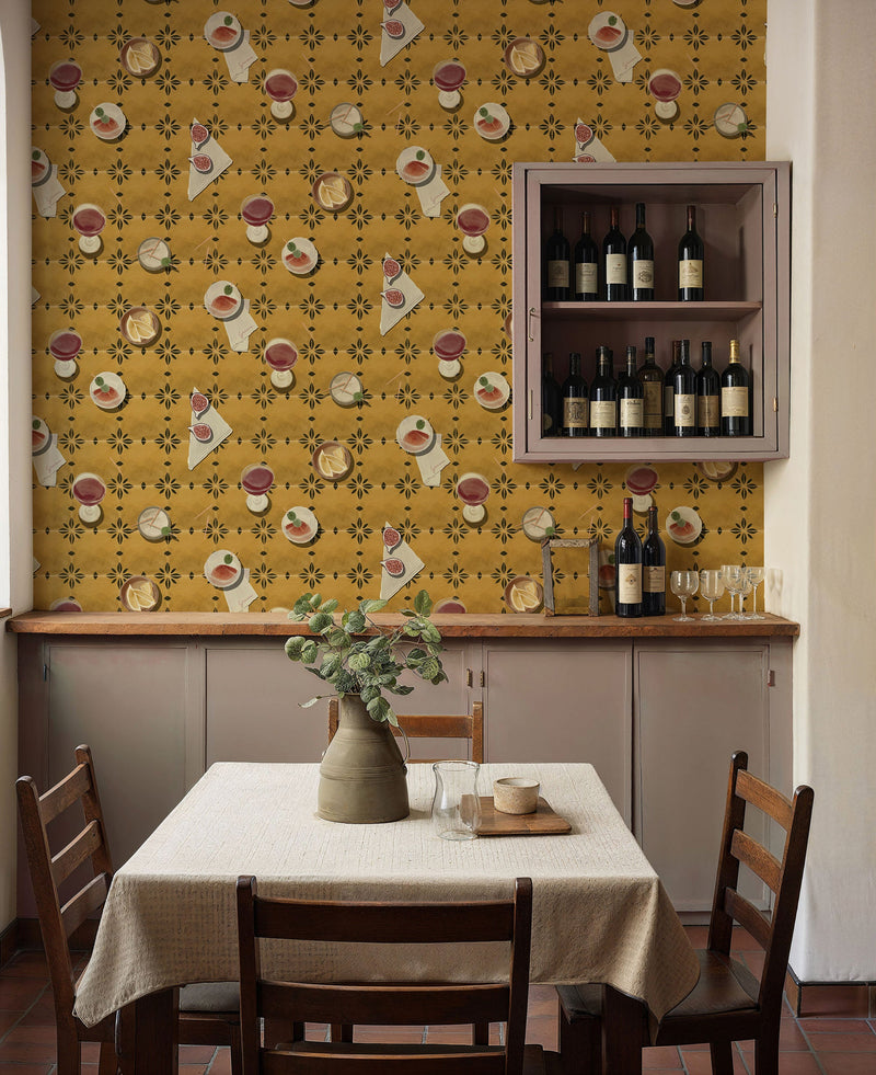 Vermut Yellow Solera Wallpaper by Tres Tintas