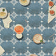 Vermut Blue Solera Wallpaper by Tres Tintas