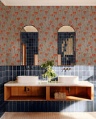 Clavelitos Grey Solera Wallpaper by Tres Tintas
