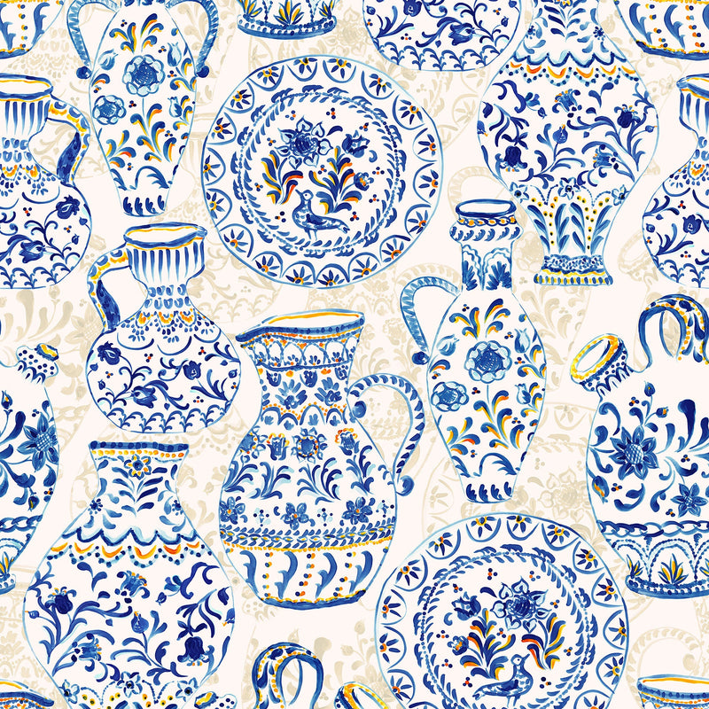 Fajalauzas Blue Solera Wallpaper by Tres Tintas