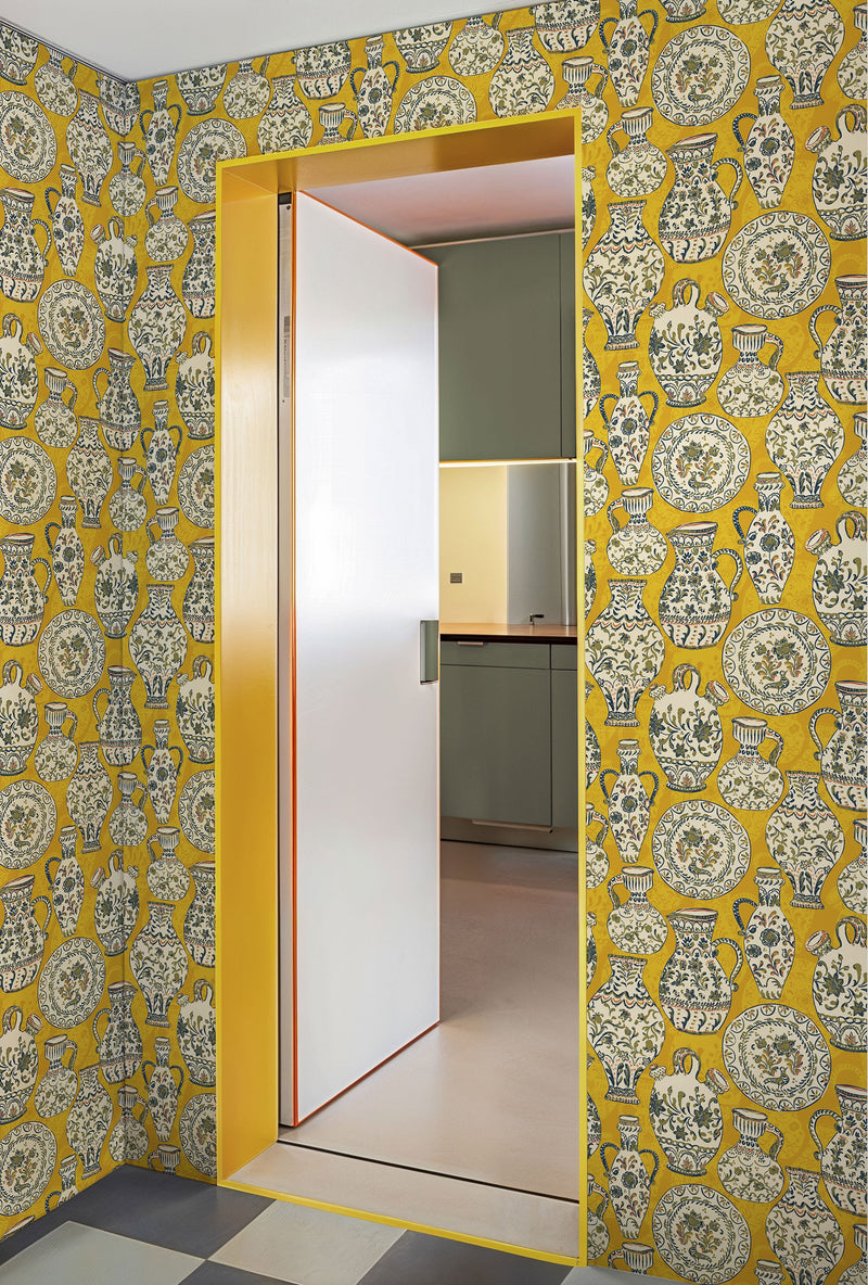 Fajalauzas Yellow Solera Wallpaper by Tres Tintas