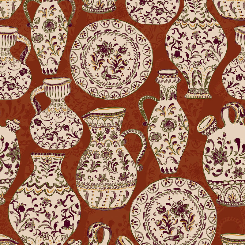 Fajalauzas Garnet Solera Wallpaper by Tres Tintas